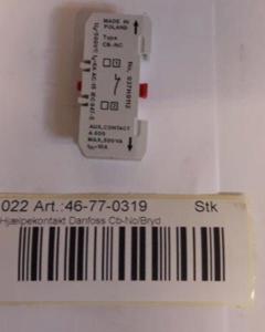 Auxiliary Switch Cb-Nc/Break.